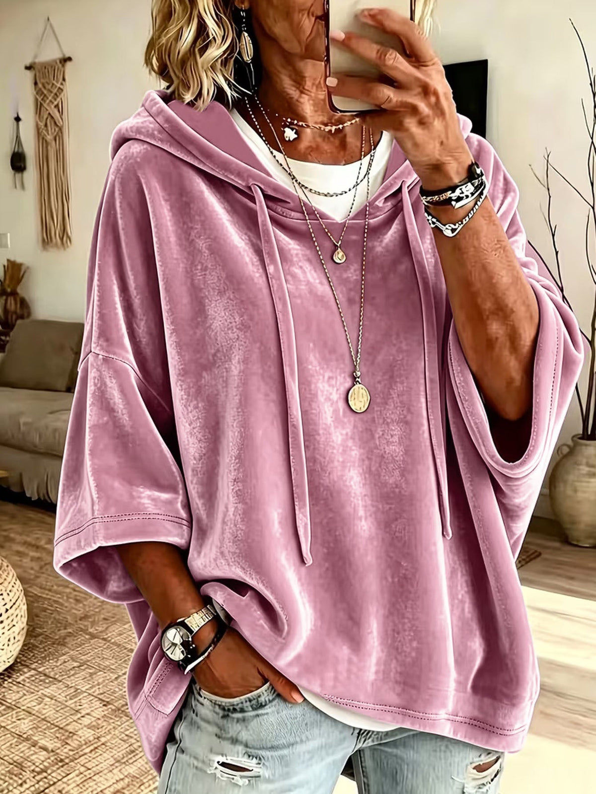 Helvano | Oversized Hoodie für Damen