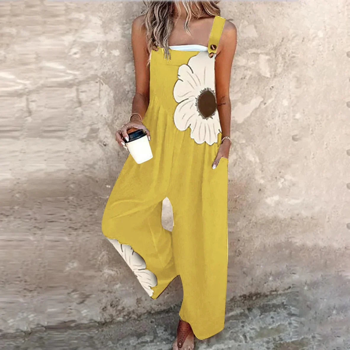 Helvano | Blumen-Jumpsuit für Damen
