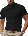 Helvano | Rollkragen-Shirt Kurzarm für Herren