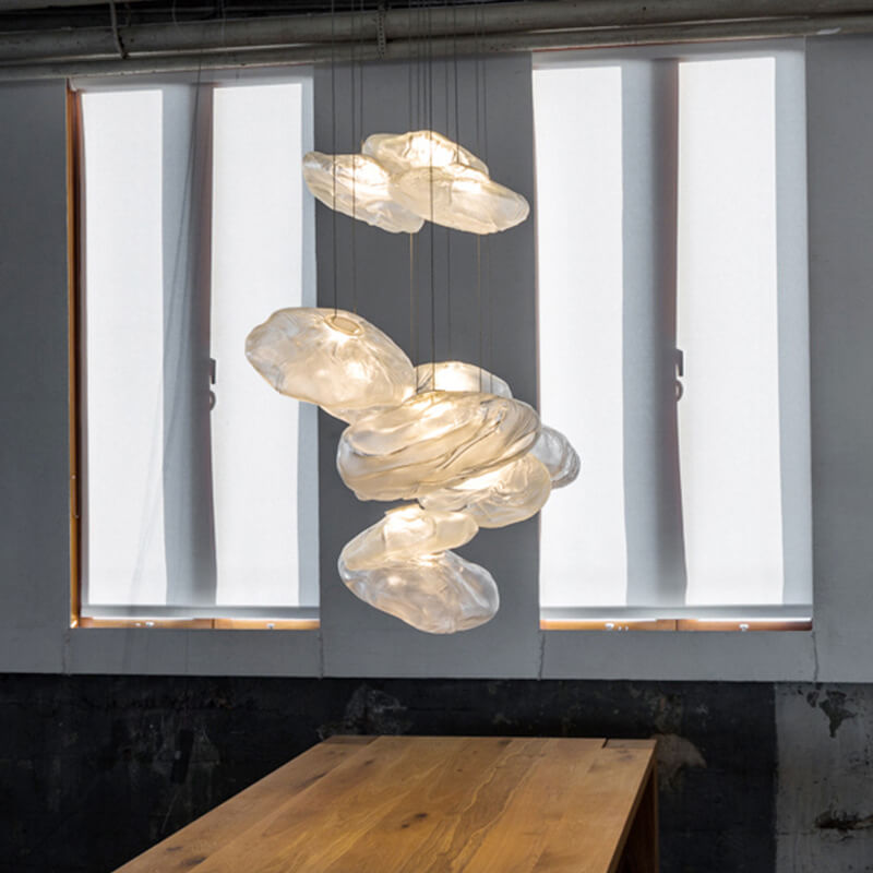 Helvano | Glas-Pendelleuchte Wolke im modernen Design