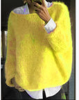 Helvano | Oversized Pullover mit U-Boot-Ausschnitt für Damen