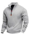 Helvano | Herren Troyer-Pullover mit Stehkragen