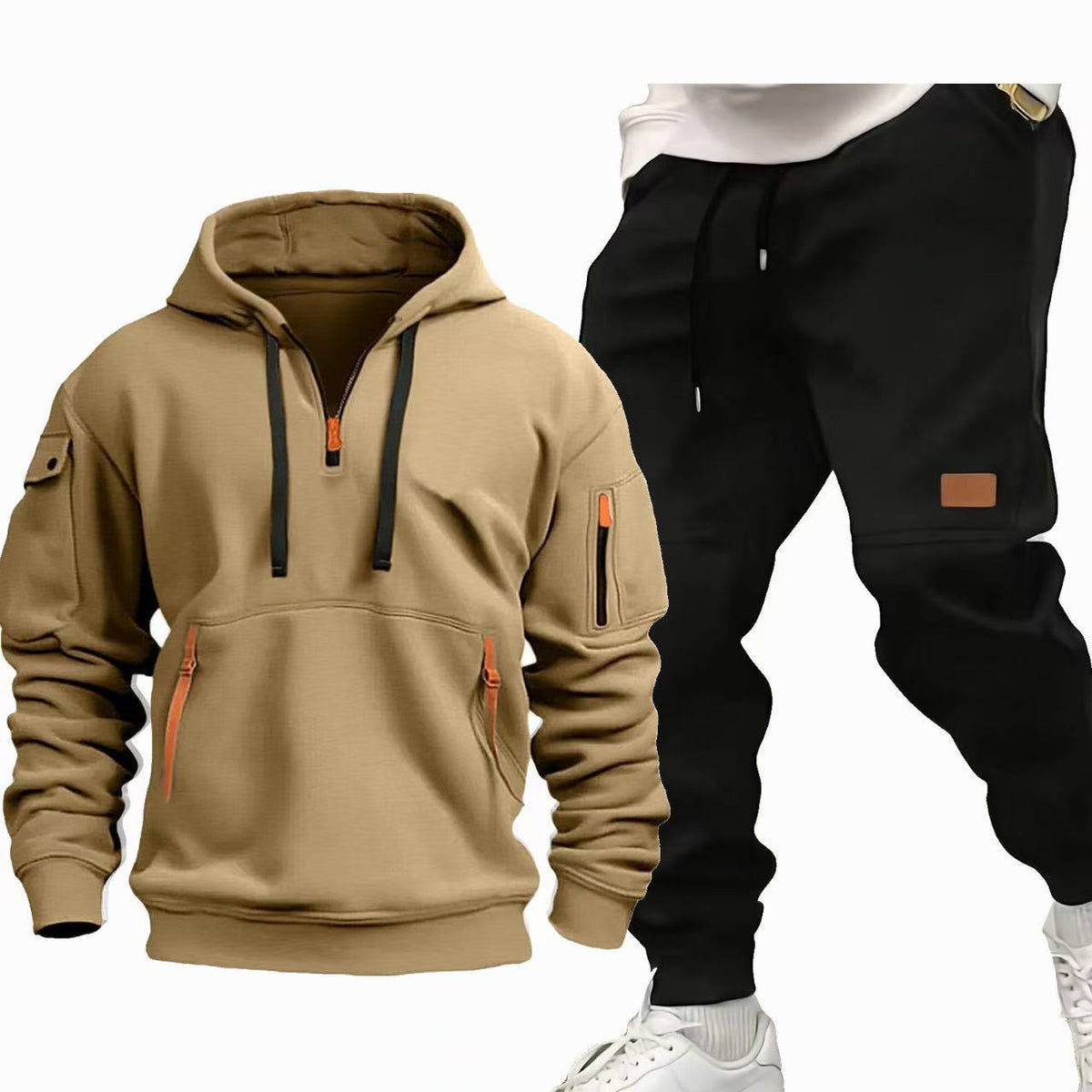Helvano | Herren Trainingsanzug mit Hoodie und Jogginghose