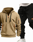 Helvano | Herren Trainingsanzug mit Hoodie und Jogginghose