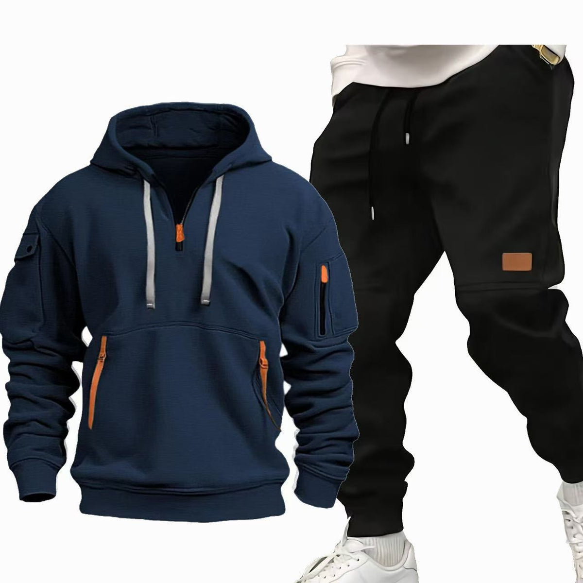 Helvano | Herren Trainingsanzug mit Hoodie und Jogginghose