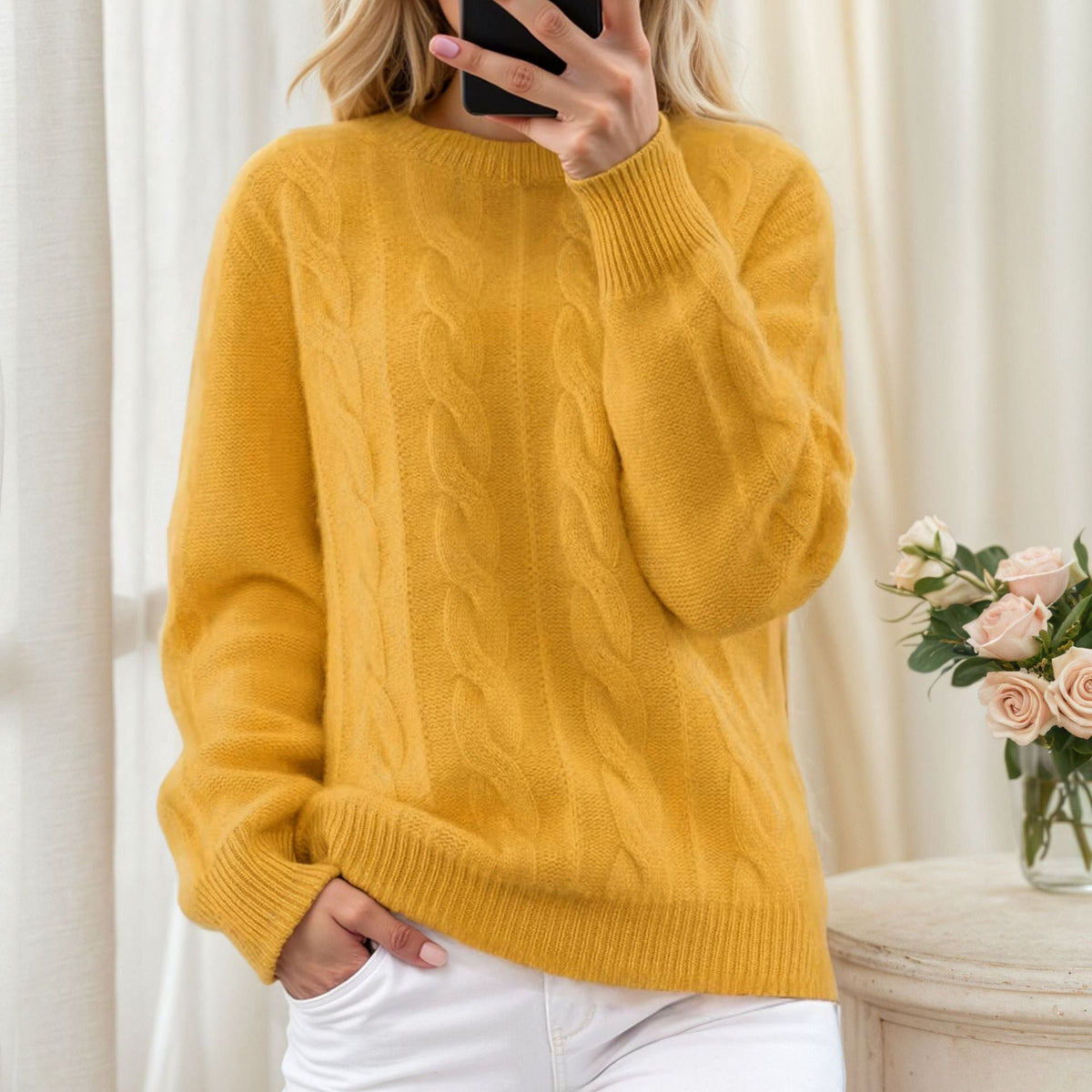 Helvano | Klassischer Warmer Strickpullover für Damen