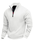 Helvano | Sweatshirt mit Stehkragen und Reissverschluss für Herren