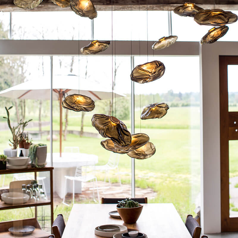 Helvano | Glas-Pendelleuchte Wolke im modernen Design