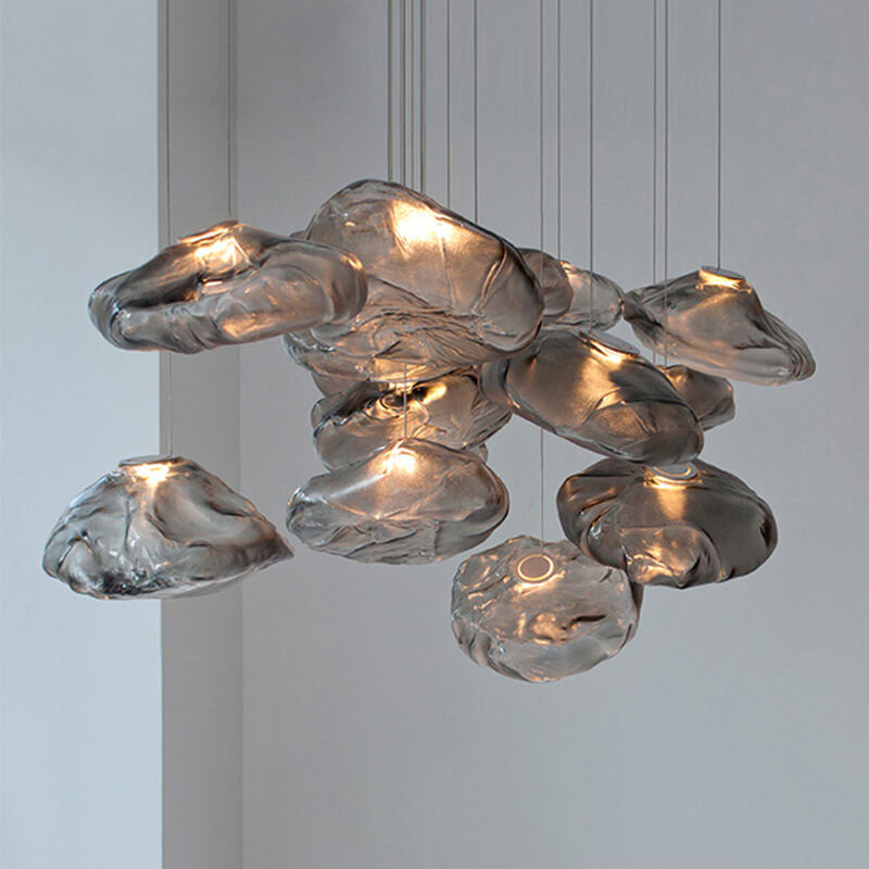 Helvano | Glas-Pendelleuchte Wolke im modernen Design