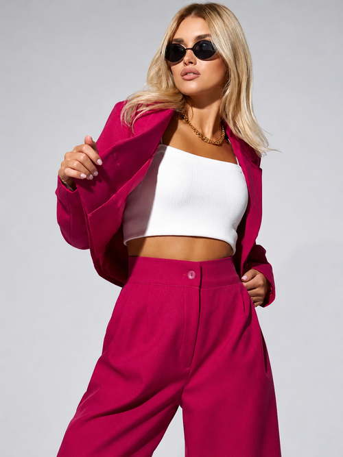 Helvano | Cropped-Jacke & Tapered-Hose Set für Damen