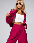 Helvano | Cropped-Jacke & Tapered-Hose Set für Damen