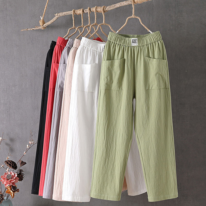 Helvano | Knöchellange gerade Hose für Damen