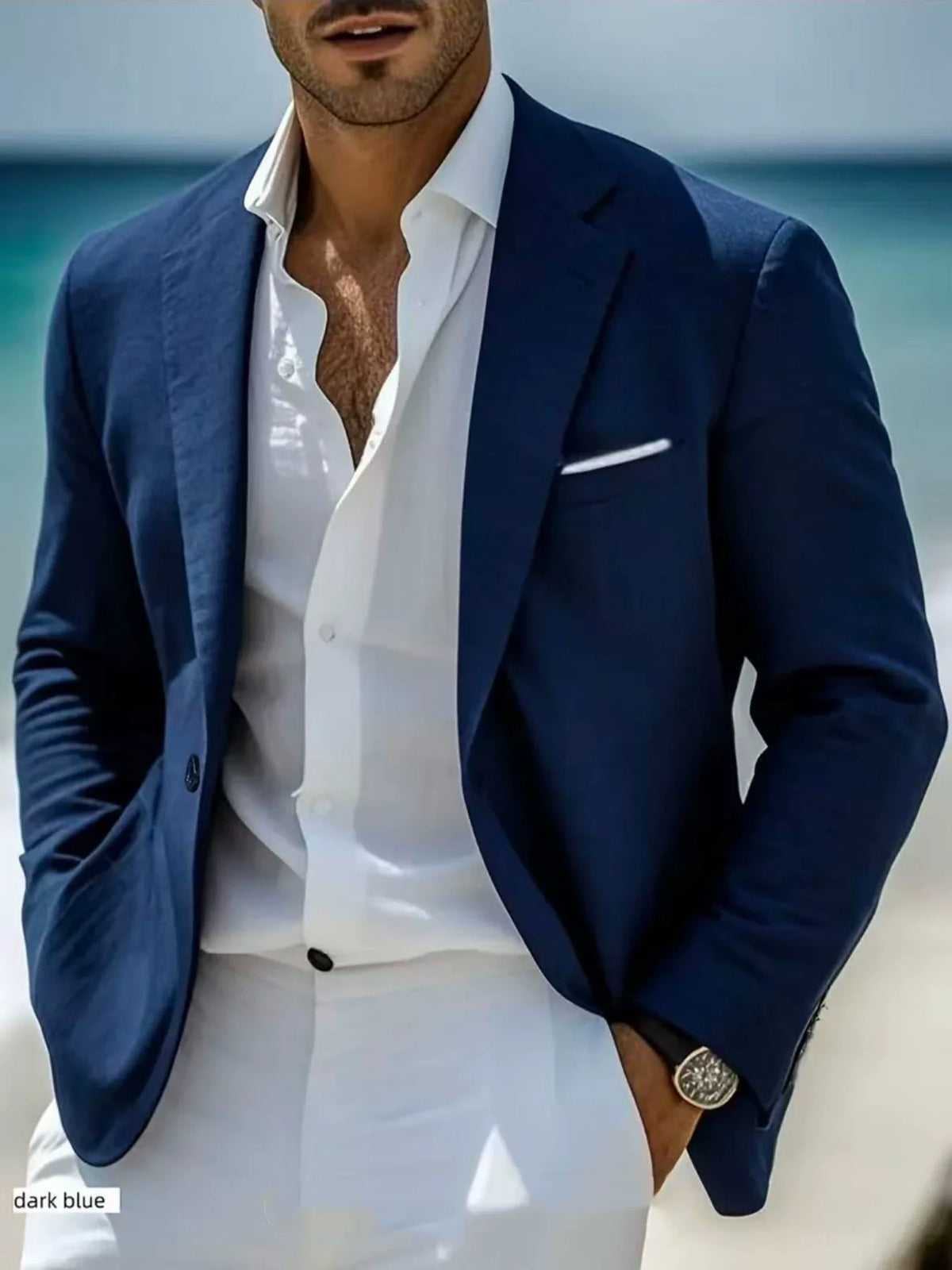 Helvano | Herren Blazer mit klassischem Revers