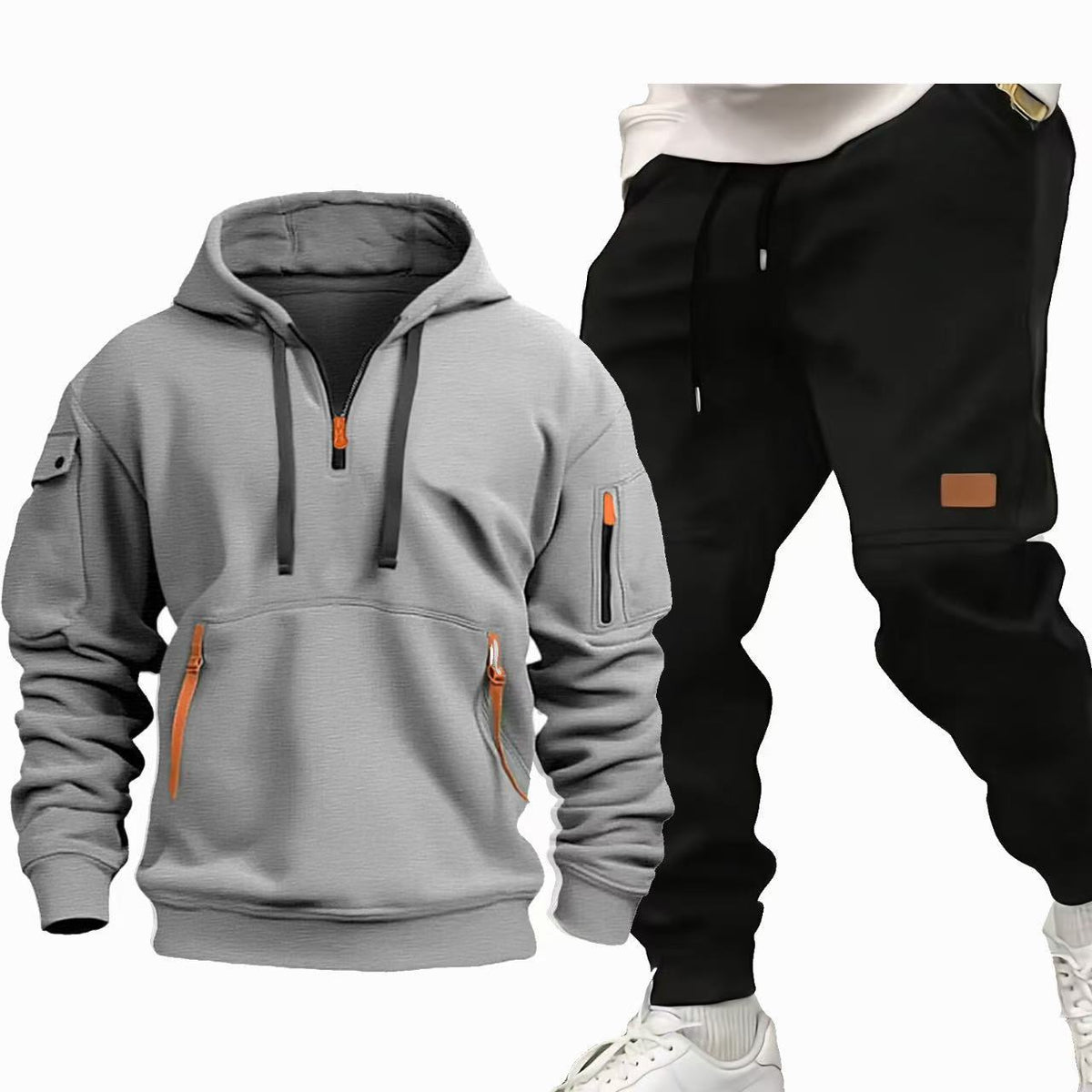 Helvano | Herren Trainingsanzug mit Hoodie und Jogginghose