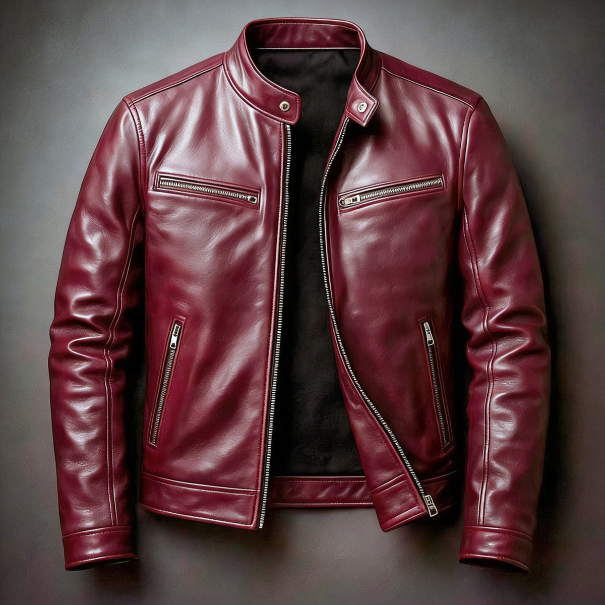 Helvano | Minimalistische Herren-Motorradjacke
