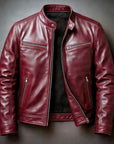 Helvano | Minimalistische Herren-Motorradjacke