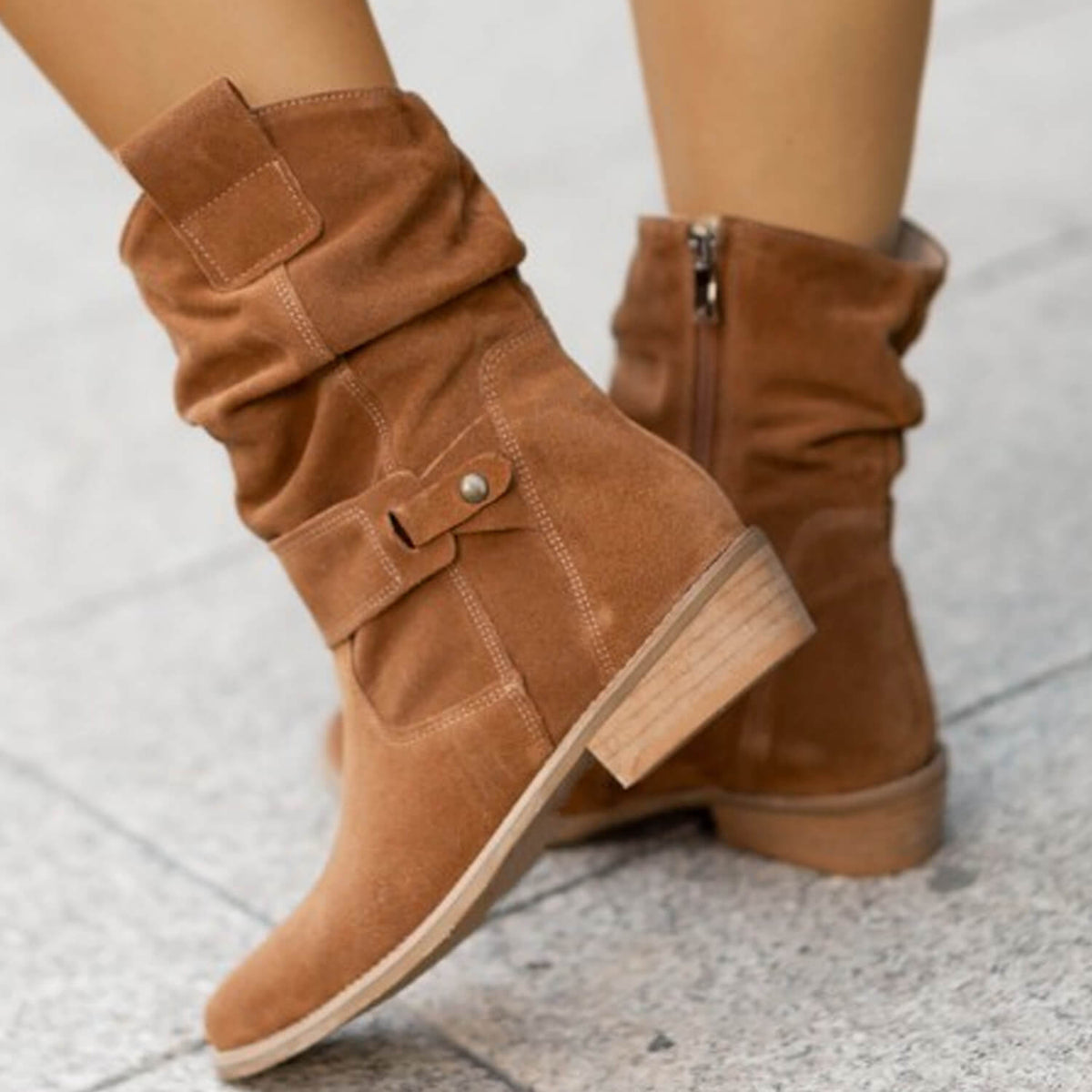Helvano | Damen Stiefel aus Wildleder
