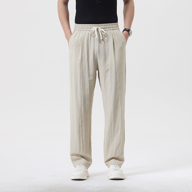 Helvano | Leinenhose für Herren mit Tunnelzug