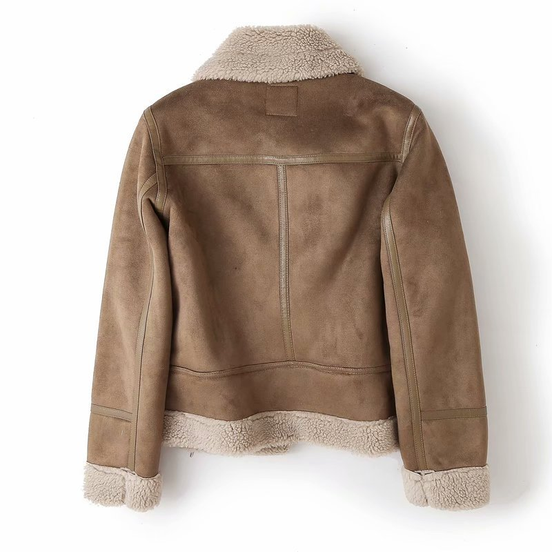 Helvano | Sherpa-Fleece-Bomberjacke für Damen