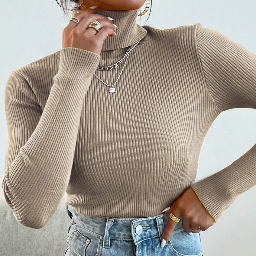 Helvano | Rollkragenpullover mit Rippstruktur für Damen