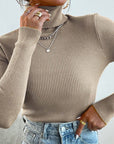 Helvano | Rollkragenpullover mit Rippstruktur für Damen