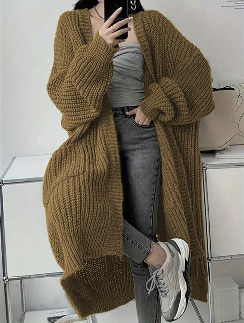 Helvano | Oversized Strickmantel für Damen