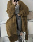Helvano | Oversized Strickmantel für Damen