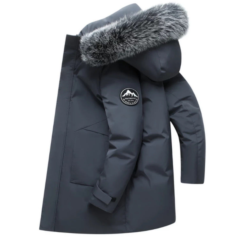 Helvano | Damen Winterparka mit abnehmbarer Kapuze und Kunstfell