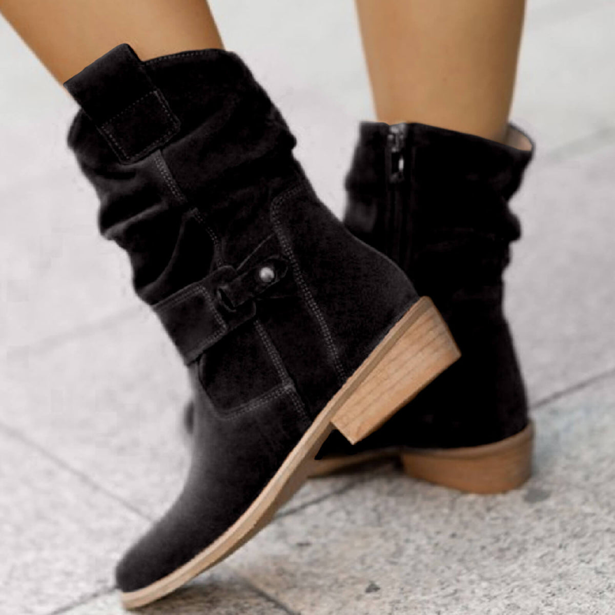 Helvano | Damen Stiefel aus Wildleder