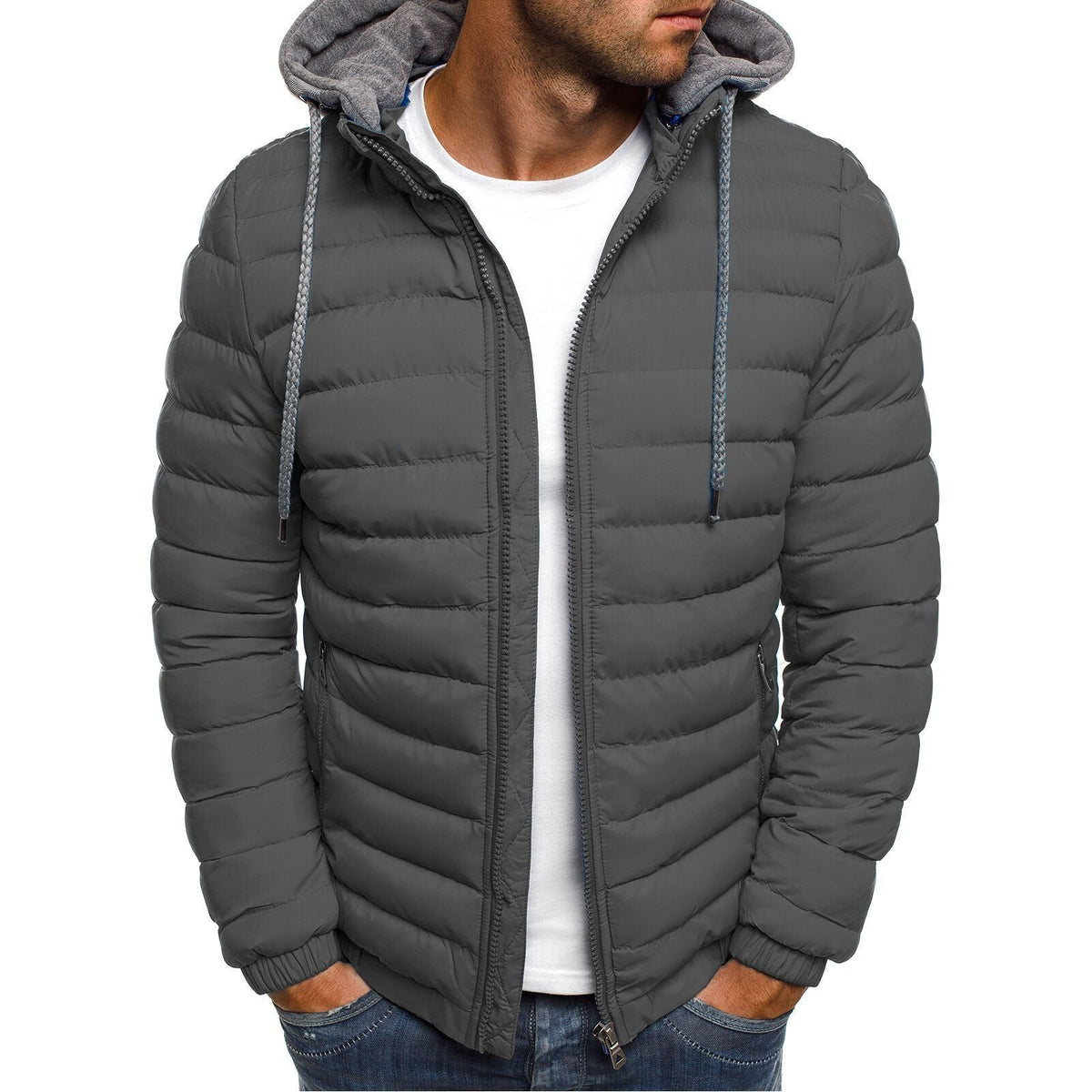 Helvano | Leichte Steppjacke mit Kapuze für Herren