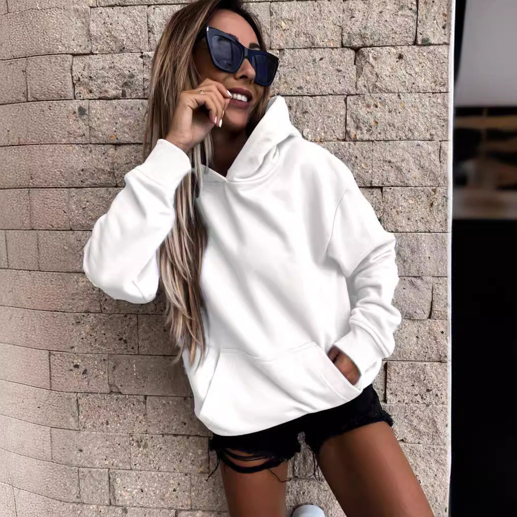 Helvano | Damen Kapuzenpullover mit Fleece-Futter