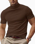 Helvano | Rollkragen-Shirt Kurzarm für Herren
