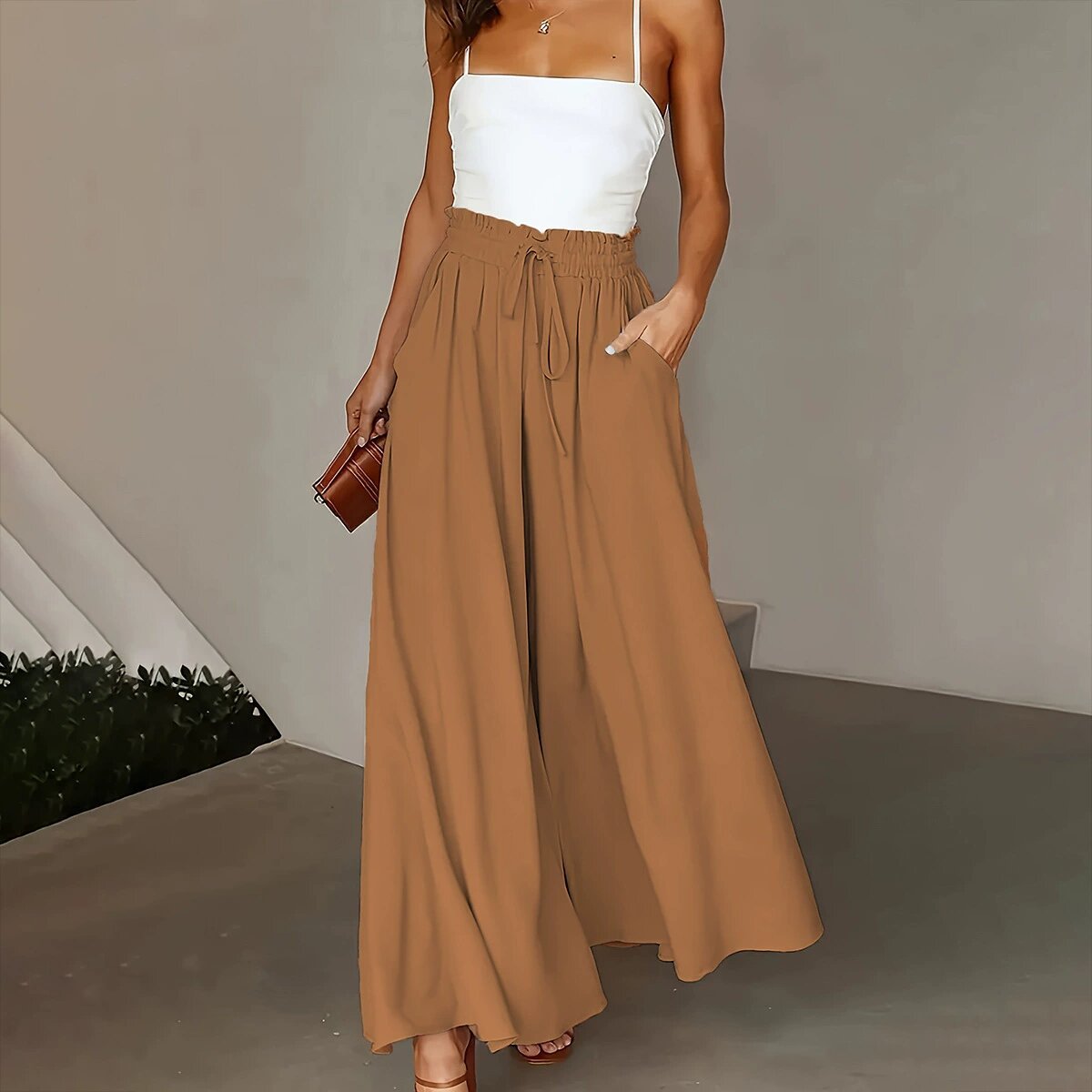 Helvano | Elegante Damenhose mit hohem Bund