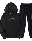 Helvano | Hoodie und Hose Set für Damen