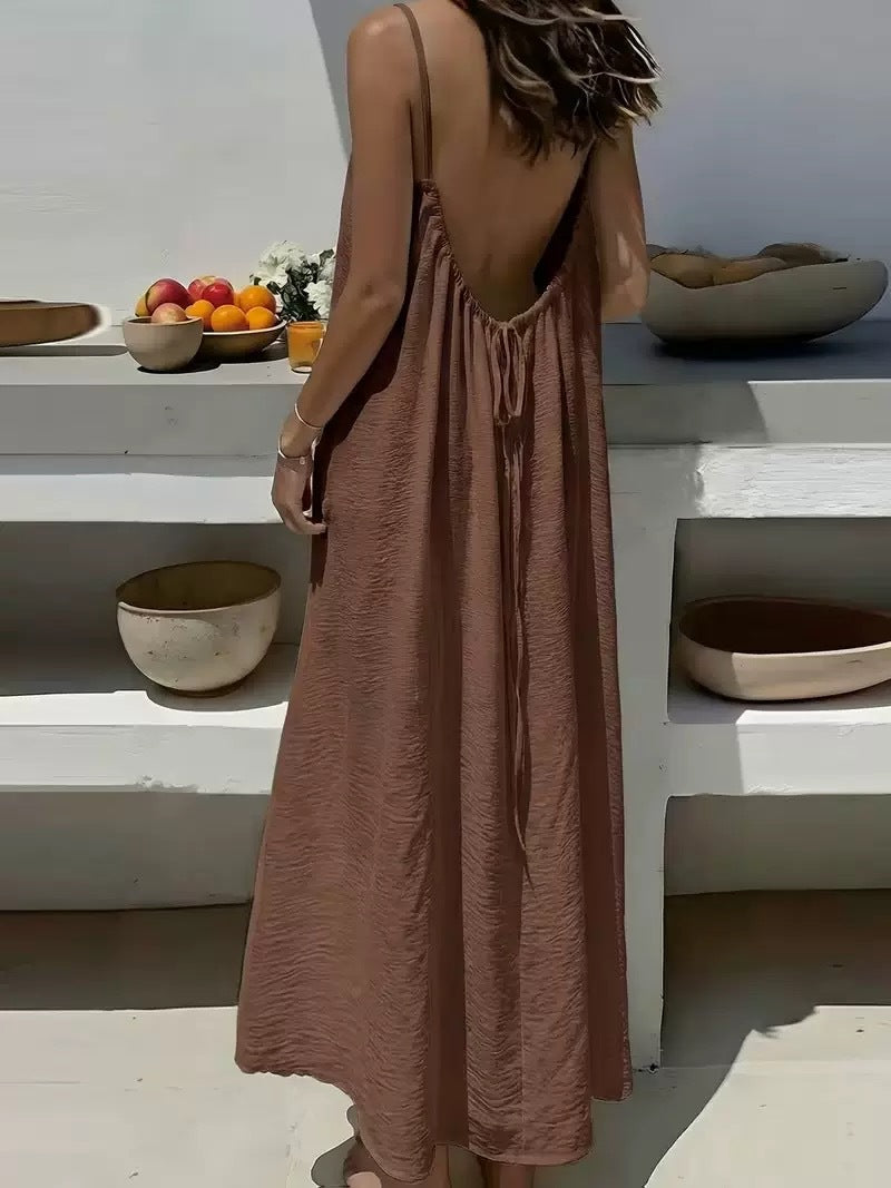 Helvano | Trägerkleid mit Spaghettiträgern für Damen