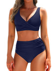 Helvano | Bikini-Set mit hoher Taille für Damen