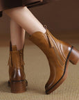 Helvano | Damen Stiefeletten mit Blockabsatz
