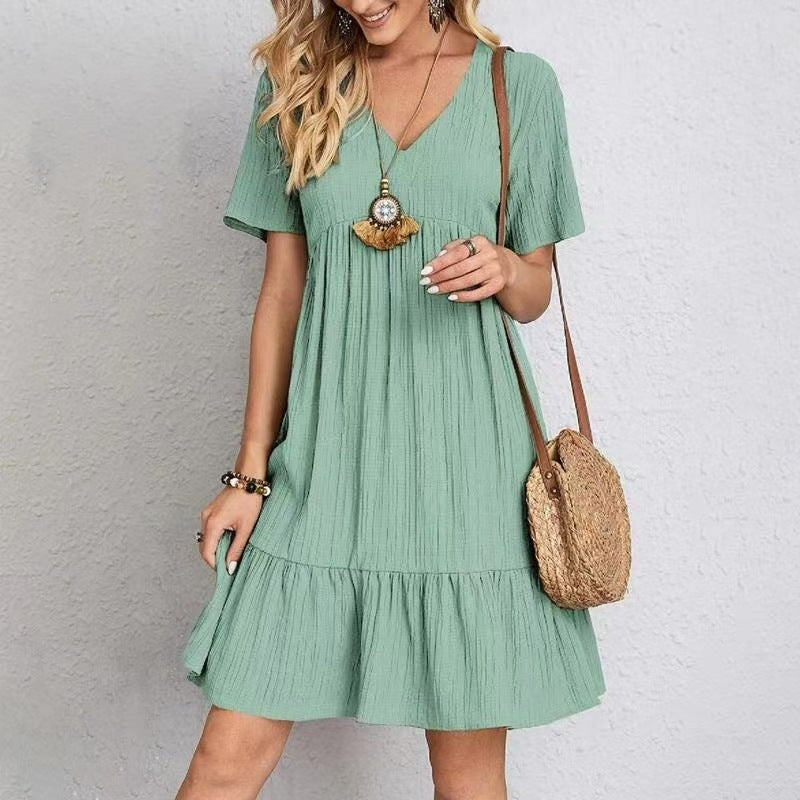 Helvano | Kurzarm-Sommerkleid für Damen