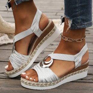 Helvano | Damen Keilsandalen mit Absatz