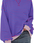 Helvano | Sweatshirt für Damen mit bunten Streifen