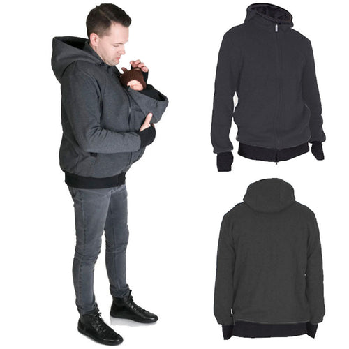 Helvano | Herren Tragejacke mit herausnehmbarem Babyeinsatz