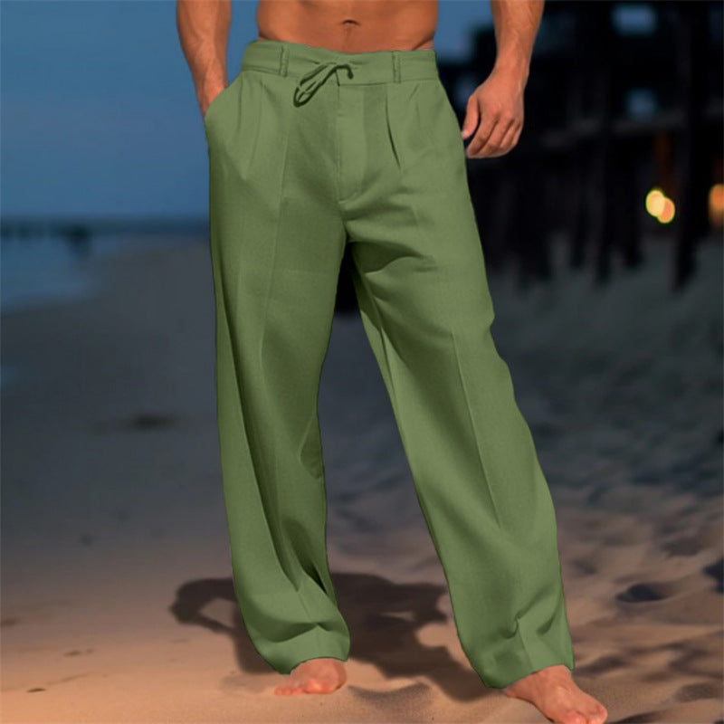 Helvano | Klassische Leinenhose für Herren