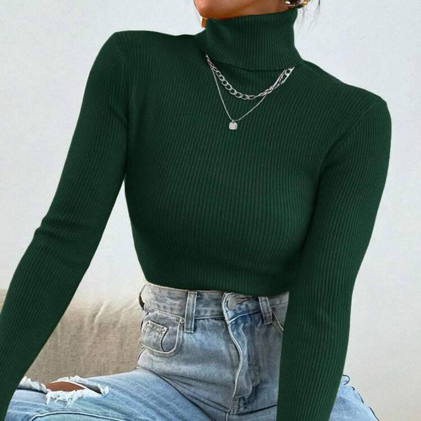 Helvano | Rollkragenpullover mit Rippstruktur für Damen
