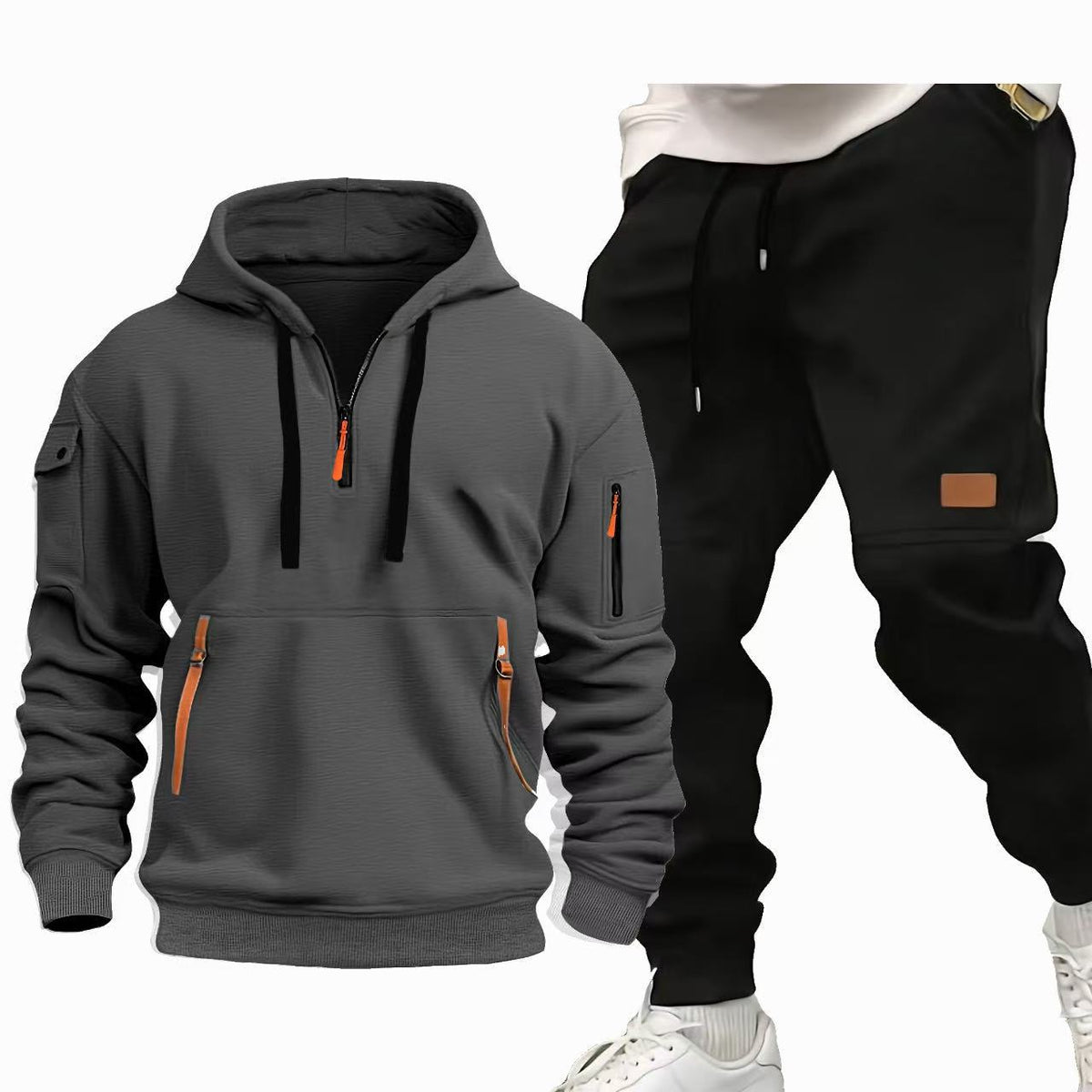 Helvano | Herren Trainingsanzug mit Hoodie und Jogginghose