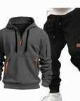 Helvano | Herren Trainingsanzug mit Hoodie und Jogginghose
