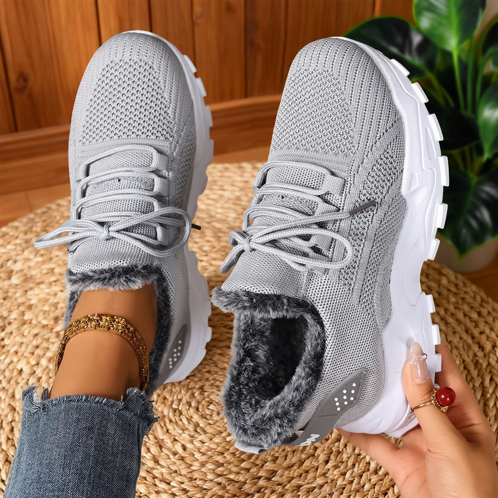 Helvano | Gefütterte Fleece-Sneaker für Damen