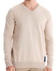 Helvano | Herren V-Neck Pullover aus Baumwolle