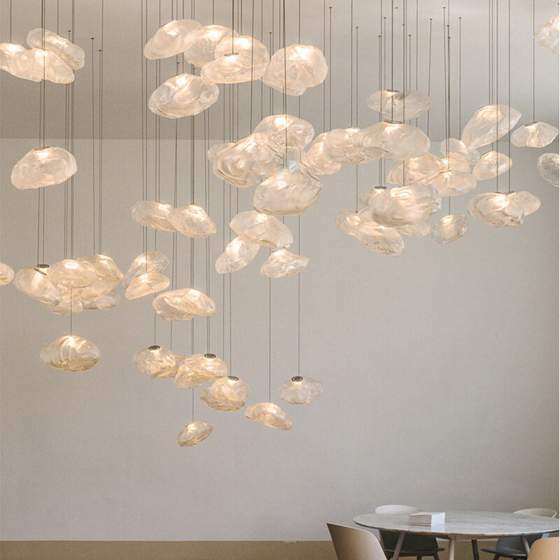 Helvano | Glas-Pendelleuchte Wolke im modernen Design