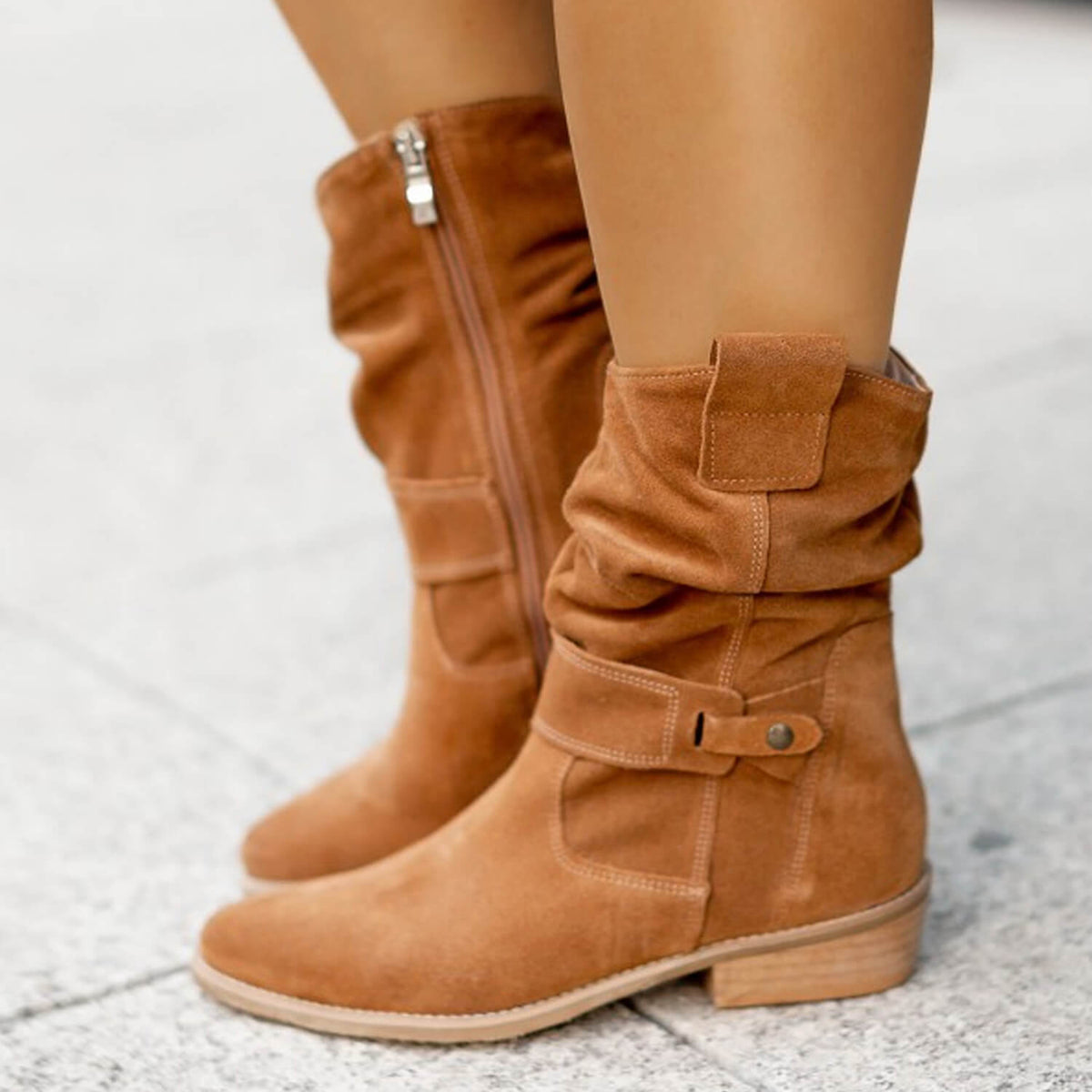 Helvano | Damen Stiefel aus Wildleder