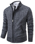 Helvano | Strickjacke mit Stehkragen und Reissverschluss für Herren